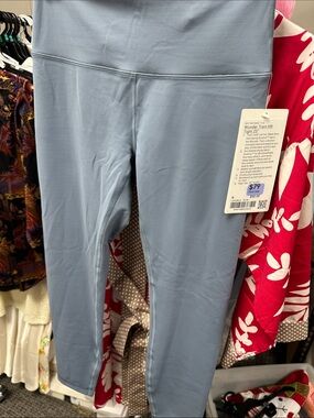 Size 6 lululemon athletica Kids Wunder Train High-Rise Leggings - Light Blue